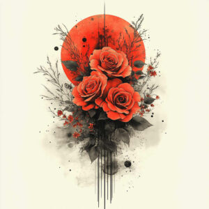 delicate-figure – tattoo design ideas free ai generated – discreet-ink – for-side-torso – Gallery: delicate-flowers-inkby-ai