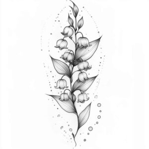 delicate-ornament – tattoo design ideas free ai generated – refined-ink – for-collarbone – Gallery: delicate-flowers-inkby-ai