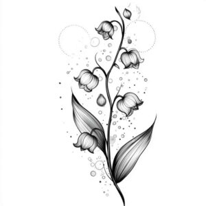 ethereal-form – tattoo design ideas free ai generated – discreet – for-inner-arm – Gallery: delicate-flowers-inkby-ai