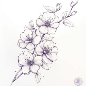 floral-elegance – tattoo design ideas free ai generated – petite – for-biceps – Gallery: delicate-flowers-inkby-ai