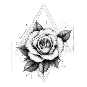 light-ornamentation – tattoo design ideas free ai generated – subtle-motif – for-biceps – Gallery: delicate-flowers-inkby-ai