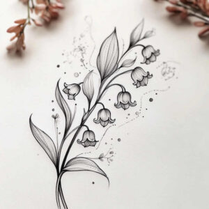 light-tattoo – tattoo design ideas free ai generated – uncluttered – for-scapula – Gallery: delicate-flowers-inkby-ai