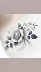 minimalist-design – tattoo design ideas free ai generated – simple-form – for-inner-arm – Gallery: delicate-flowers-inkby-ai