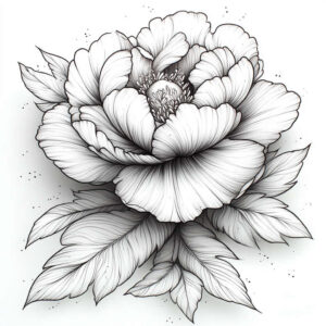 soft-composition – tattoo design ideas free ai generated – discreet – for-lower-chest – Gallery: delicate-flowers-inkby-ai