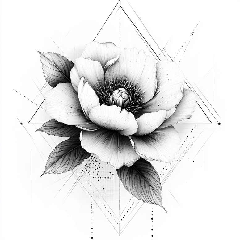 delicate-flowers tattoo design ideas symbol mark delicate layering for back of neck
