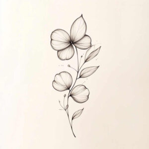 delicate-flowers tattoo design ideas essential detailed blossoms for lower leg