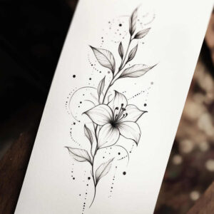 delicate-flowers tattoo design ideas mini ink floral motifs for inner arm