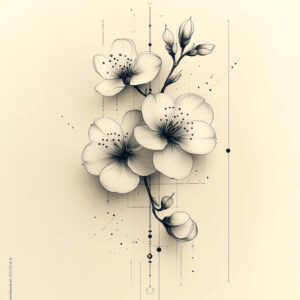 delicate-flowers tattoo design ideas no background fresh for collarbone