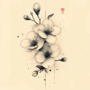 delicate-flowers tattoo design ideas precise intricate details for elbow