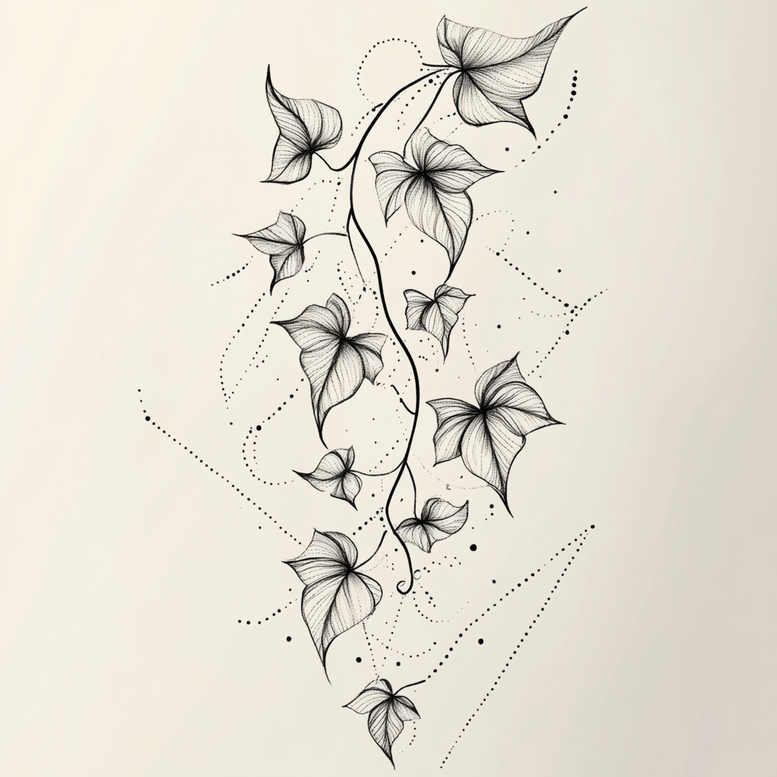 delicate-flowers tattoo design ideas clean stroke organic shapes meaning courage