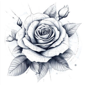 delicate-flowers tattoo design ideas micro tattoo soft petals courage and power