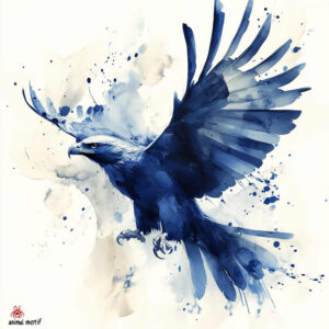 spiritual-eagle – tattoo design ideas free ai generated – realism-gradient-tones – for-collarbone – Gallery: eagles-inkby-ai