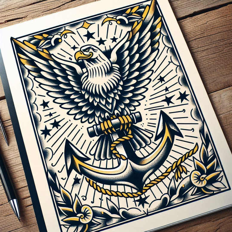 eagles tattoo design ideas enigmatic aura dynamic pose meaning endurance