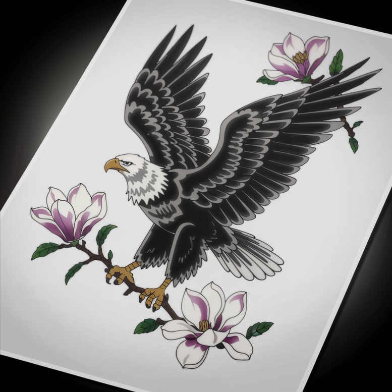 eagles tattoo design ideas ethereal textures freedom for foot
