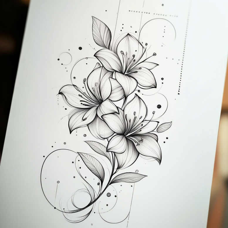 emotive-face – tattoo design ideas free ai generated – neotraditional-fine-detail – for-upper-arm – Gallery: faces-inkby-ai
