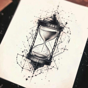 geometric-face – tattoo design ideas free ai generated – neotraditional-vibrant-palette – for-side-torso – Gallery: faces-inkby-ai