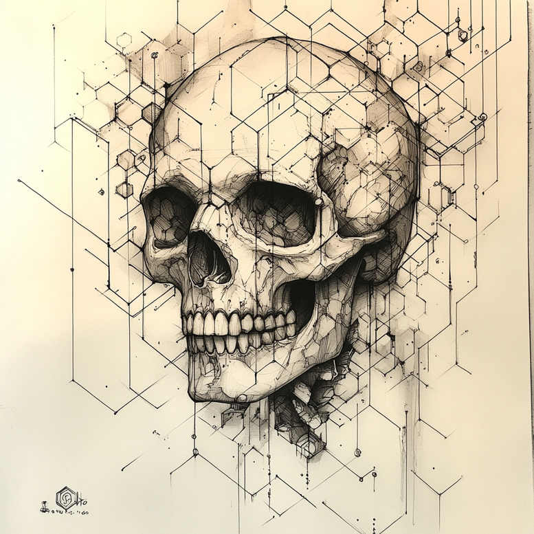 illuminated-face – tattoo design ideas free ai generated – neotraditional-dynamic-color – for-behind-ear – Gallery: faces-inkby-ai