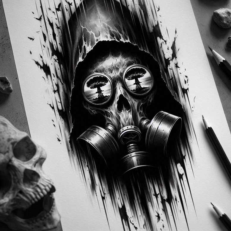 male-face – tattoo design ideas free ai generated – realism-naturalistic – for-knee – Gallery: faces-inkby-ai