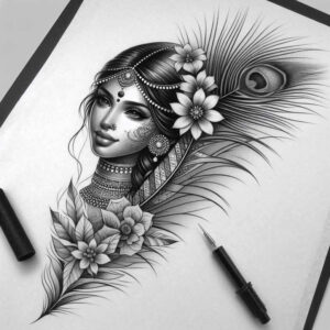 minimalist-face – tattoo design ideas free ai generated – neotraditional-vivid-gradients – for-arm – Gallery: faces-inkby-ai