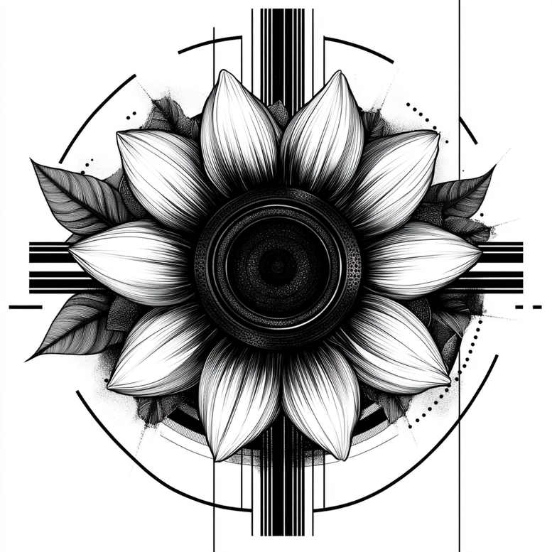 portrait – tattoo design ideas free ai generated – neotraditional-clean-fill – for-arm – Gallery: faces-inkby-ai