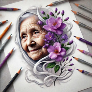 shaded-face – tattoo design ideas free ai generated – neotraditional-sharp-contrast – for-scapula – Gallery: faces-inkby-ai