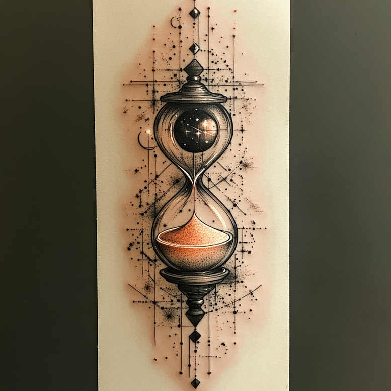 symbolic-face – tattoo design ideas free ai generated – realism-clean-whites – for-ribs – Gallery: faces-inkby-ai