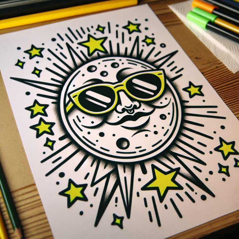 faces tattoo design ideas Surrealism shadow play contours for forearm