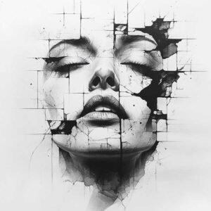 faces tattoo design ideas form fidelity delicate for ribs