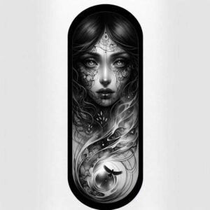 faces tattoo design ideas Realism portrait realism expressive for back of neck