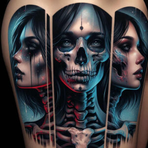 faces tattoo design ideas macro sharp for arm