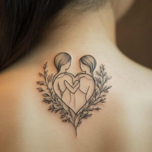 arm-tattoo – tattoo design ideas free ai generated – gentle – for-lower-thigh – Gallery: family-inkby-ai