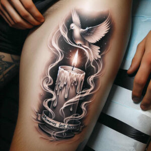 close-to-heart-tattoo – tattoo design ideas free ai generated – discreet – for-upper-back – Gallery: family-inkby-ai