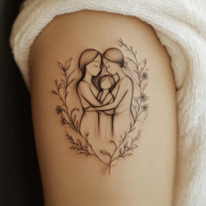 family-bond-tattoo – tattoo design ideas free ai generated – mini-ink – for-shin – Gallery: family-inkby-ai