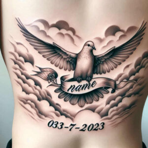 family-protection-tattoo – tattoo design ideas free ai generated – simple-form – for-calf – Gallery: family-inkby-ai