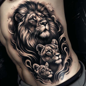 family-strength-tattoo – tattoo design ideas free ai generated – silent – for-ribs – Gallery: family-inkby-ai