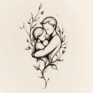 family-tattoo – tattoo design ideas free ai generated – clear-cut – for-shoulder – Gallery: family-inkby-ai