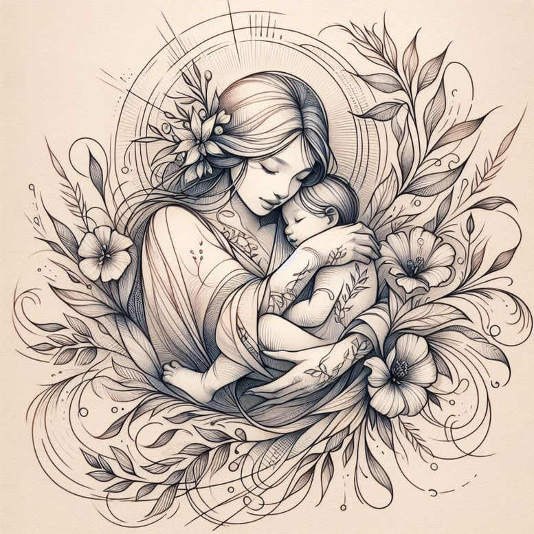 family-tattoo – tattoo design ideas free ai generated – refined – for-lower-back – Gallery: family-inkby-ai
