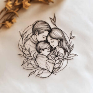 heritage-tattoo – tattoo design ideas free ai generated – abstract – for-upper-shoulder – Gallery: family-inkby-ai