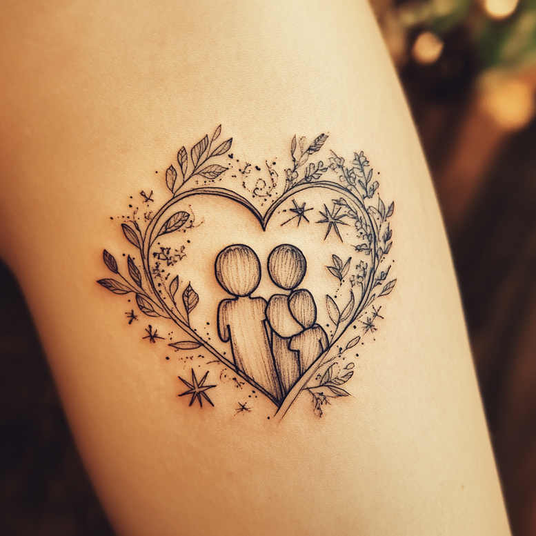 inscription-tattoo – tattoo design ideas free ai generated – plain – for-wrist-side – Gallery: family-inkby-ai