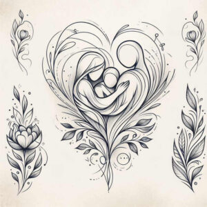 spiritual-tattoo – tattoo design ideas free ai generated – understated – for-upper-chest – Gallery: family-inkby-ai