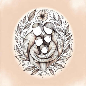family tattoo design ideas Realism ultra detailed bond for behind ear