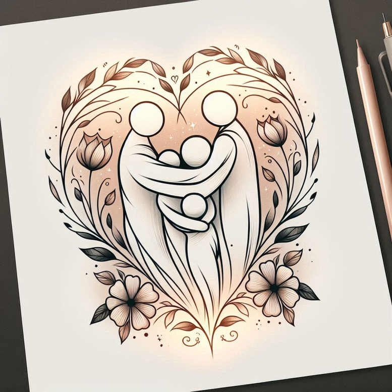 family tattoo design ideas Surrealism disorienting caring for hip