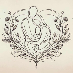 family tattoo design ideas bold embrace for wrist