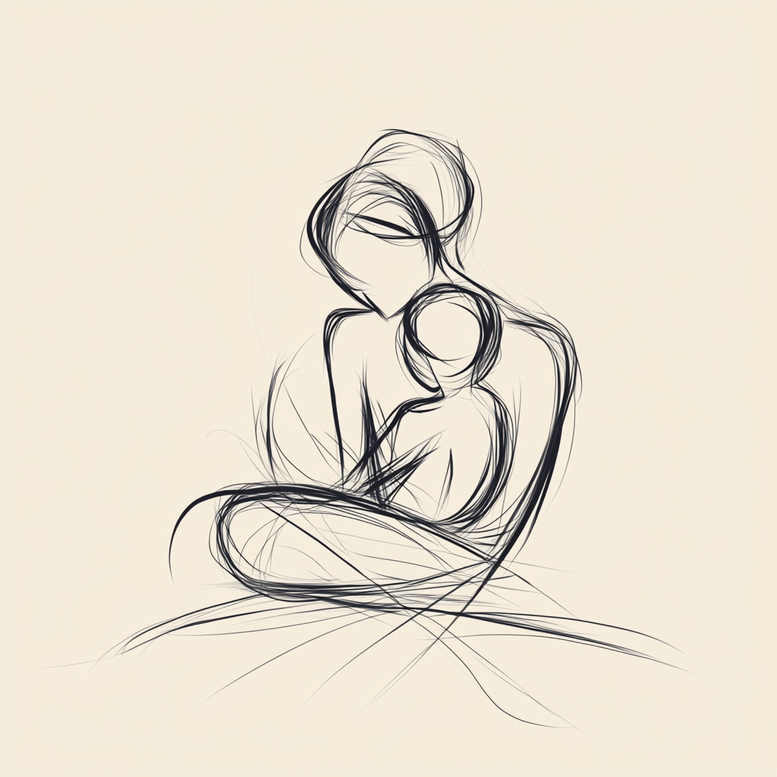 family tattoo design ideas empty space embrace symbol of resilience