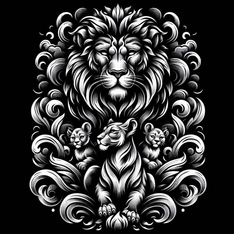 family tattoo design ideas vivid gradients heart for chest