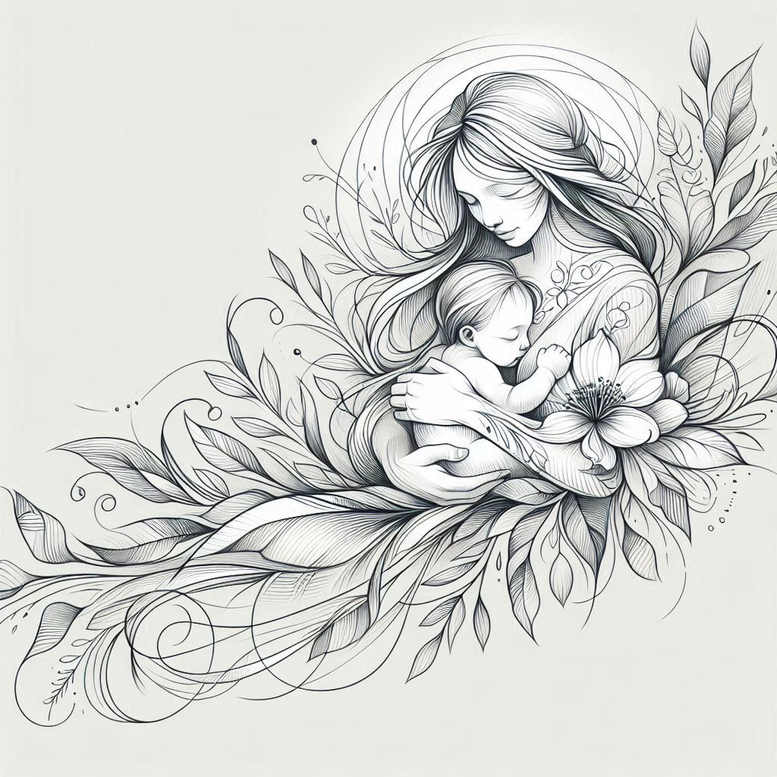 family tattoo design ideas Surrealism bizarre intertwined shows endurance