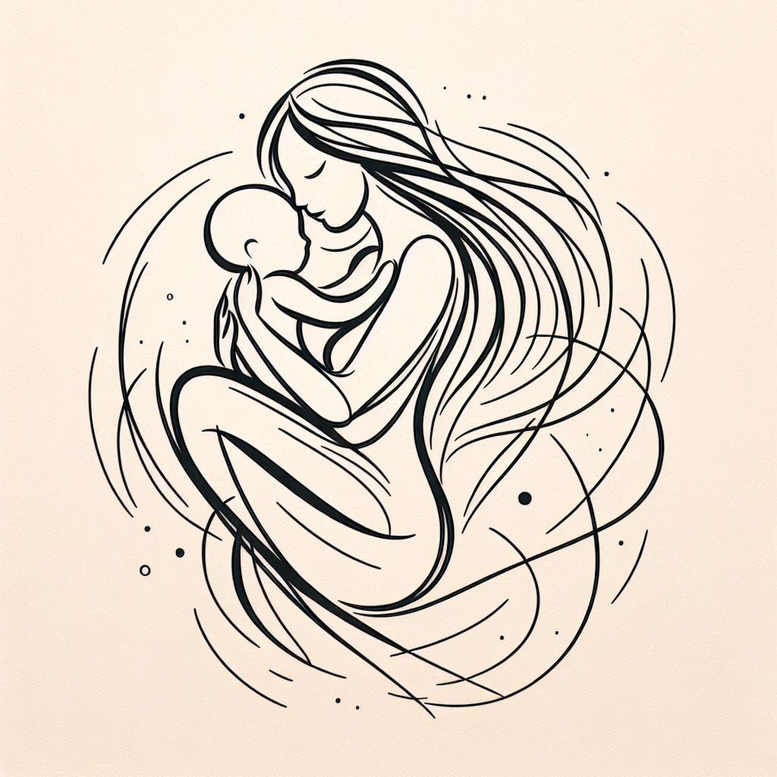 family tattoo design ideas Surrealism juxtaposition protection circle courage and power