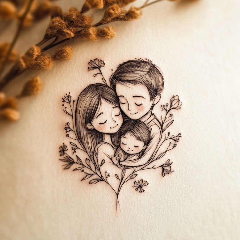 values-tattoo – tattoo design ideas free ai generated – whisper-line – for-wrist – Gallery: family-inkby-ai