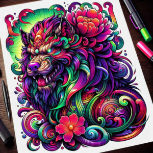 guardian-dog-symbol-surrealism-ethereal-glow-for-wrist – tattoo design ideas free ai generated – Gallery: foo-dog-inkby-ai