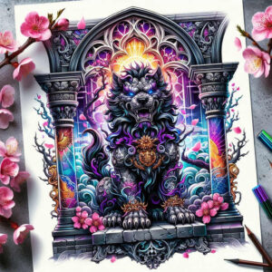 traditional-foo-dog-surrealism-surreal-lighting-for-knee – tattoo design ideas free ai generated – Gallery: foo-dog-inkby-ai